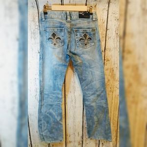Rock and Roll Cowgirl Jeans Size 29x34 Embellished